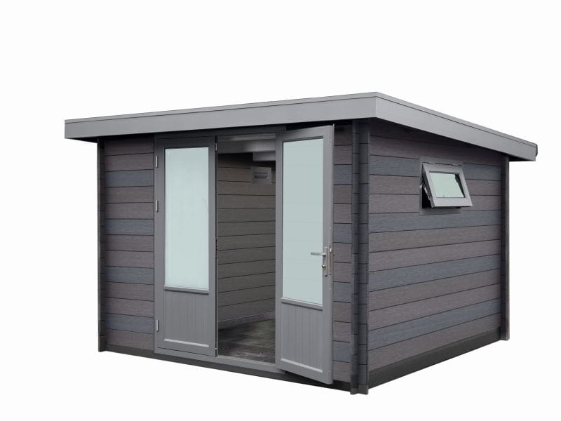 Wolff Finnhaus WPC-Haus Trend C grau