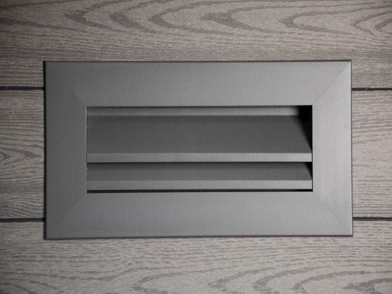 Wolff Finnhaus WPC-Haus Trend D grau mit Lounge