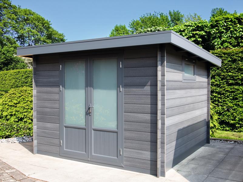 Wolff Finnhaus WPC-Haus Trend D grau