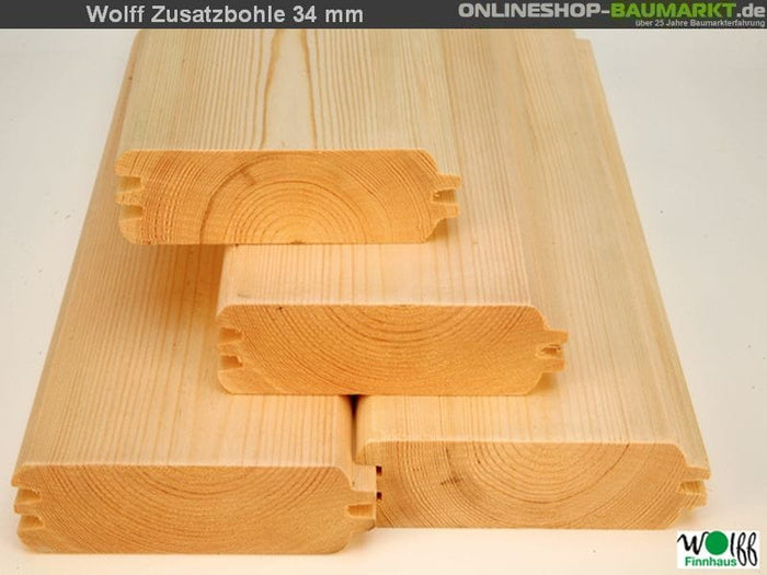 Wolff Finnhaus Zusatzbohle 34 mm je lfm.