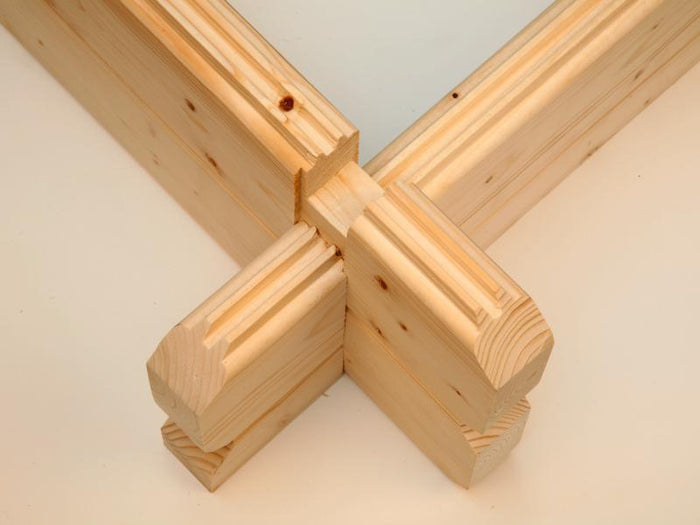 Wolff Pultdachhaus Amsterdam naturbelassen, inkl. Fußboden