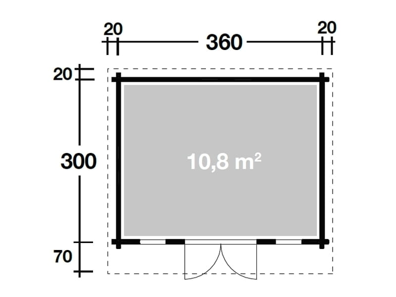 Wolff Pultdachhaus Trondheim 44-A XL