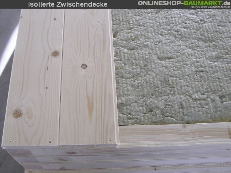 Wolff Saunahaus Keijo 70 Halbglastür