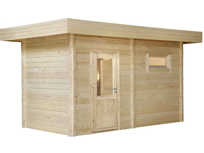 Wolff Saunahaus Mikko 70 Halbglastür