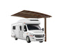 Ximax Aluminium Carport Portoforte Caravan Typ 60 Standard Mattbraun
