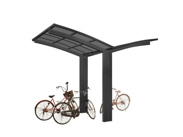 Ximax Aluminium Carport Portoforte Mini Typ 60 Y-Ausführung Schwarz