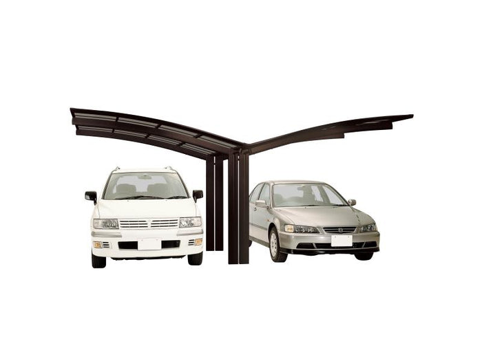 Ximax Aluminium Carport Portoforte Typ 60 Y-Ausführung Mattbraun