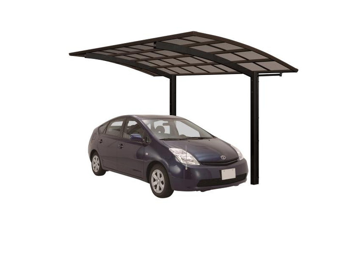 Ximax Aluminium Carport Portoforte Typ 60 Sonderbreite XS Schwarz