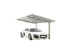 Ximax Aluminium Carport Portoforte Typ 60 Sonderbreite XS Edelstahl-Look
