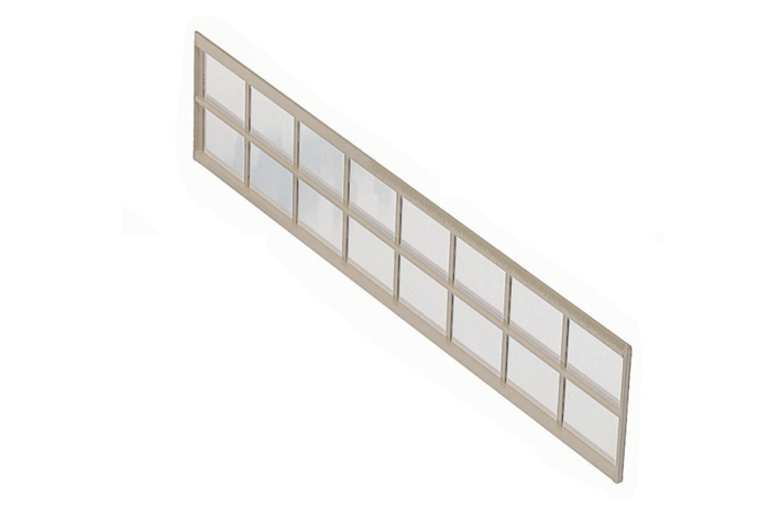 Ximax Carport Zubehör Seitenwand Höhe 100 cm - 2 Module Edelstahl-Look