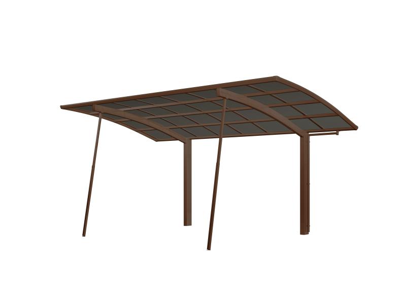 Ximax Carport Zubehör Stützstange Standard Mattbraun