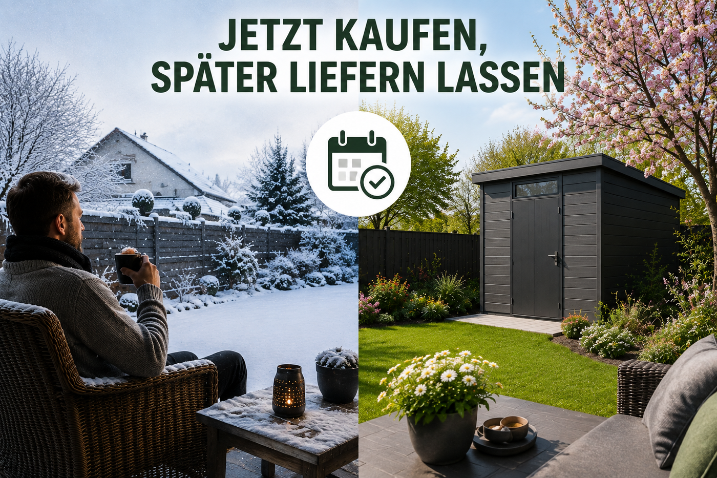 Tipps: Frühbezug –  Früh bestellen. Weniger zahlen. Pünktlich zum Frühling genießen.