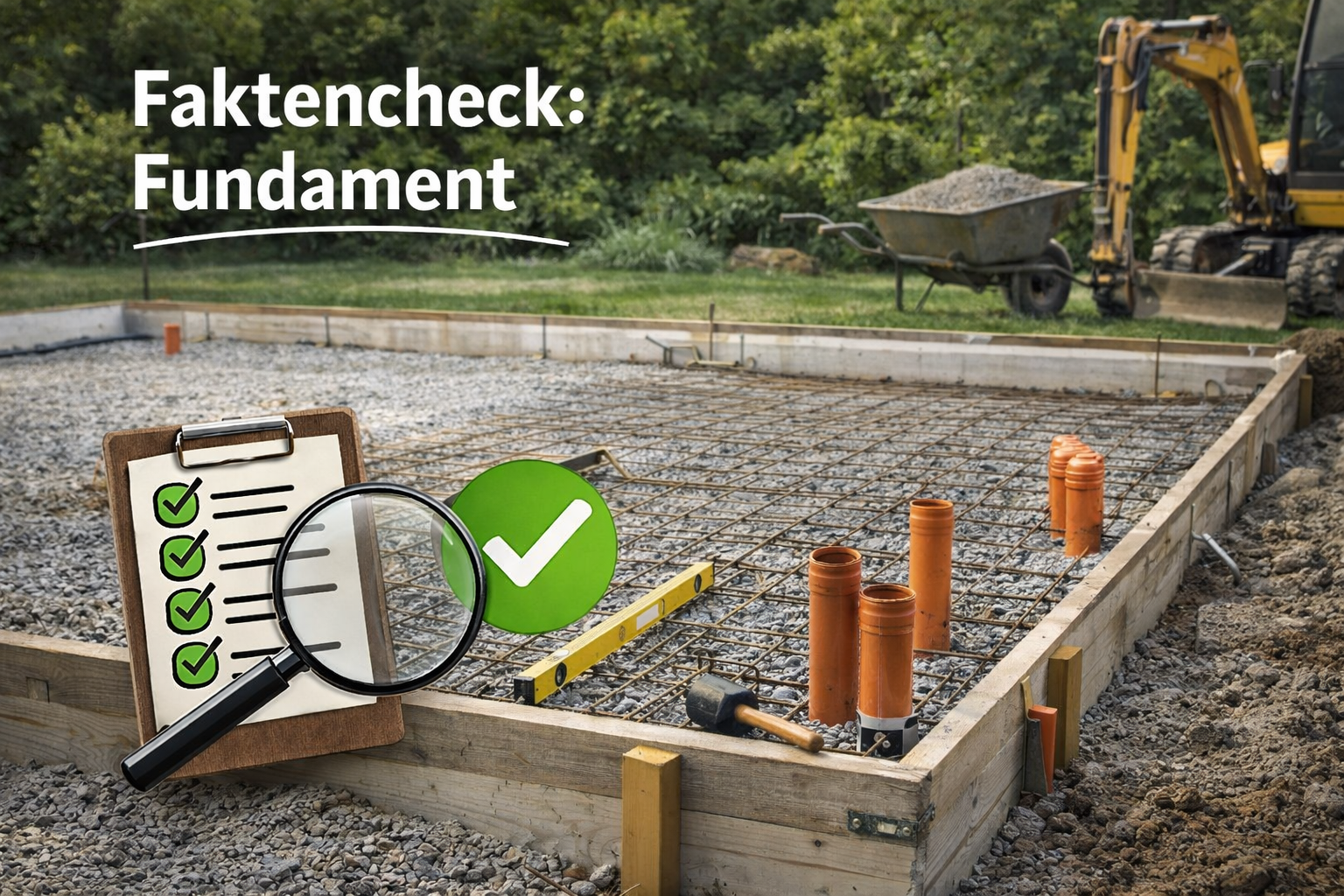 Fundamente im Überblick: Gartenhaus, Saunahaus, Pool & Carport richtig planen