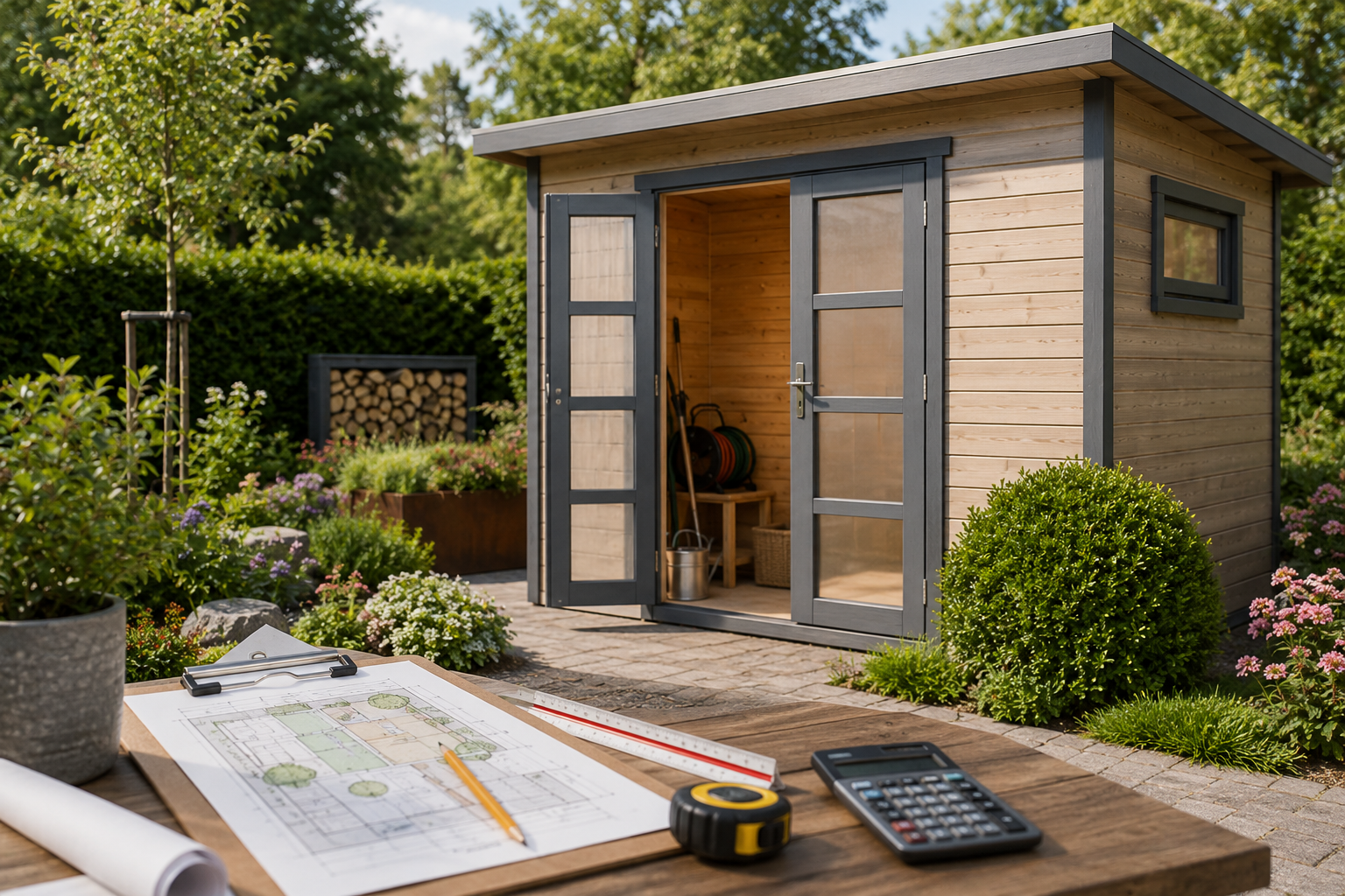 Gartenhaus planen: Der komplette Gartenhaus-Planer Schritt für Schritt