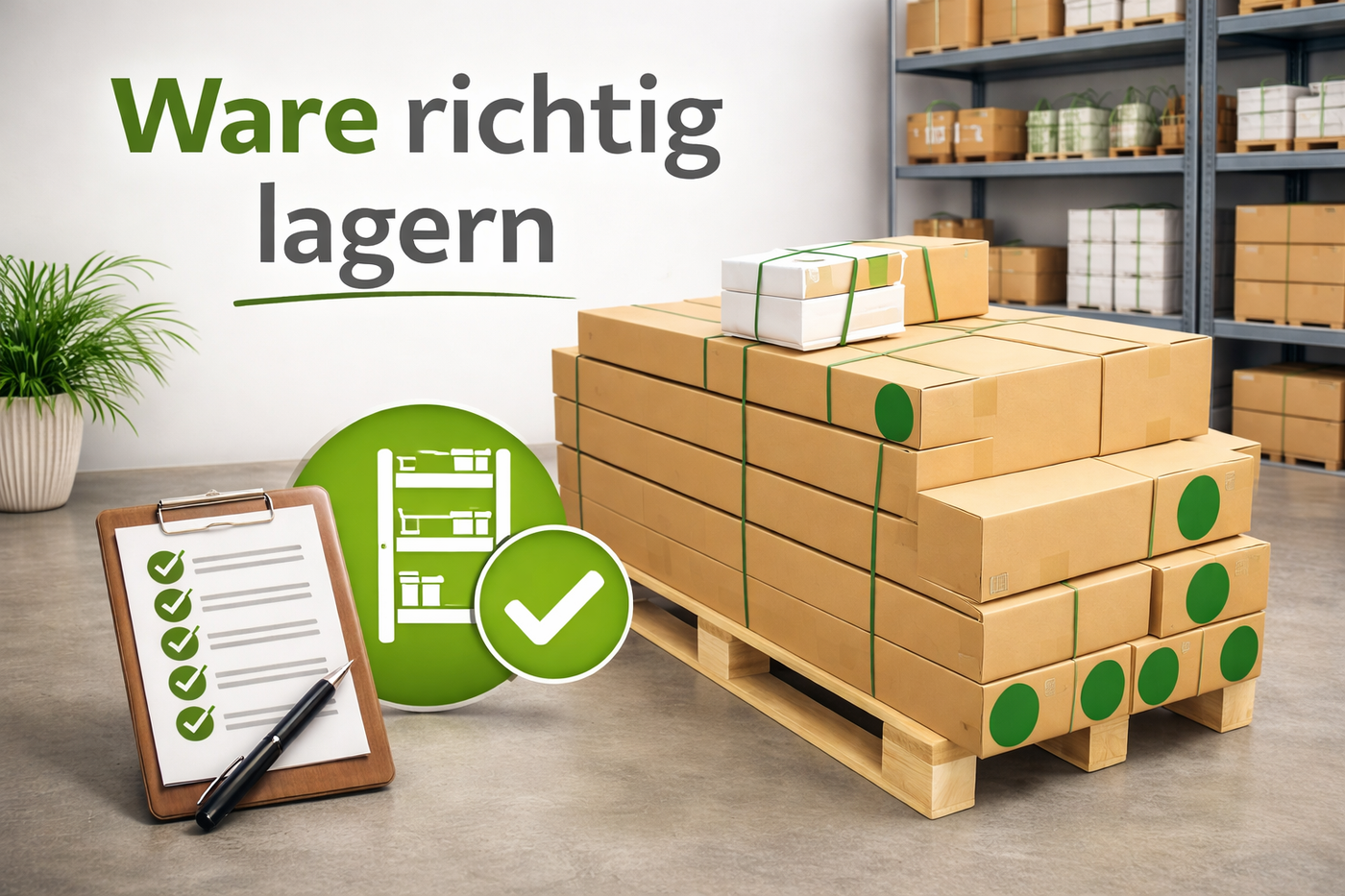 Waren richtig lagern – Tipps zur sicheren und fachgerechten Lagerung
