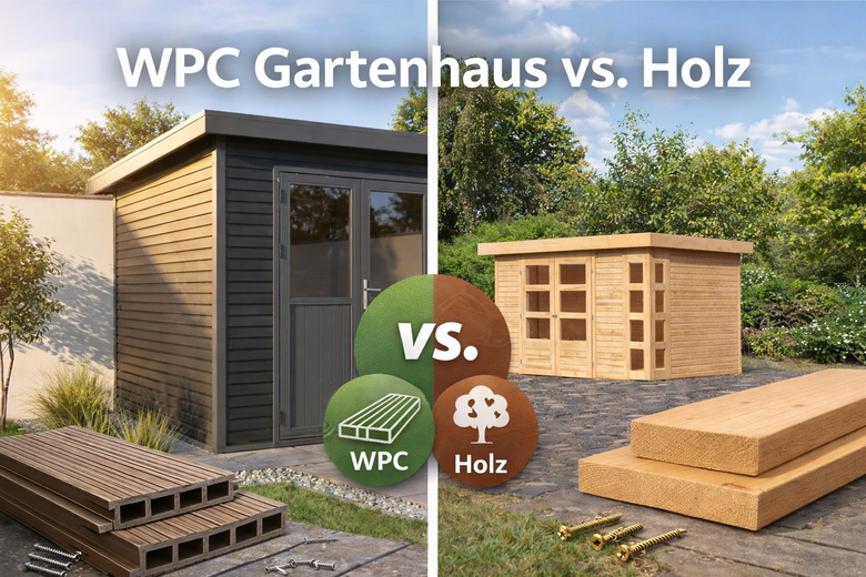 WPC Gartenhaus vs. Holz: Vorteile, Nachteile & Pflege im Vergleich