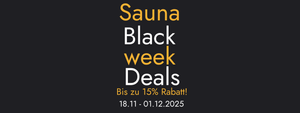 Sauna Black-Week Deals