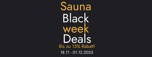 Sauna Black-Week Deals
