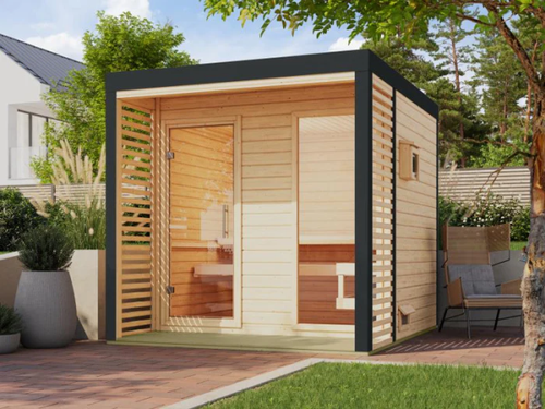 Hybridhäuser (Metall + Holz)