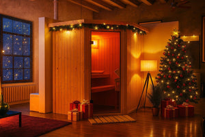 Karibu Sauna zu Weihnachten