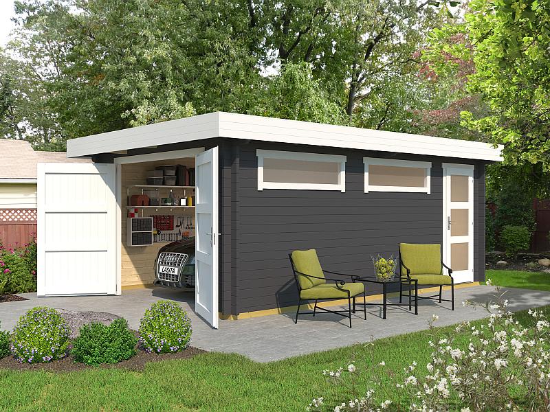 Holzgarage