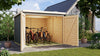 Karibu Fahrradgarage 4, terragrau, 19 mm