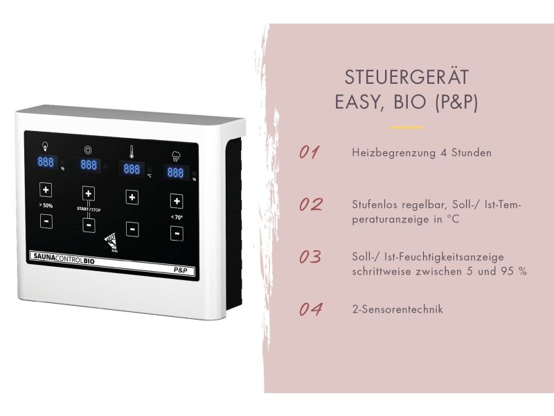 Karibu Steuergerätverkleidung für den Außenbereich, Naturbelassen