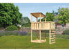 Karibu Spielturm Anna + Anbauplattform + Kletterwand