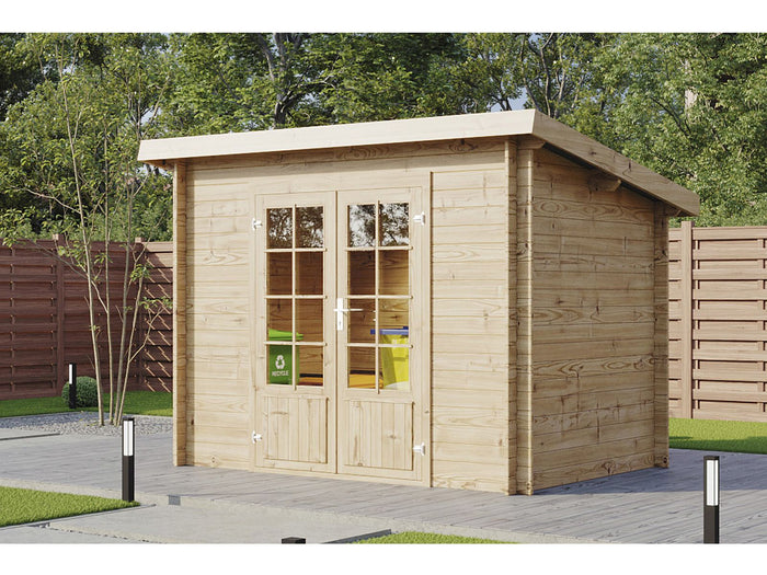 Wolff Finnhaus Gartenhaus Luca 2720 , 28mm