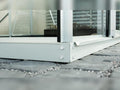 Vitavia Stahl-Fundament 7500, 6 cm für Gewächshäuser alu blank