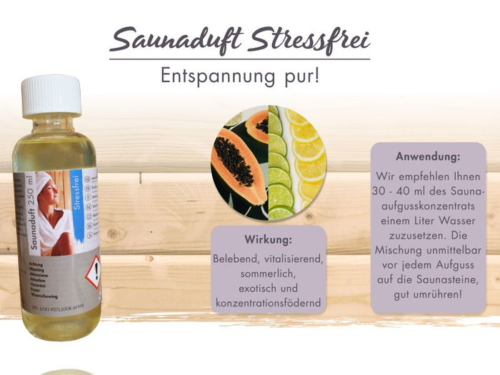 Karibu Sauna Aufgusskonzentrat Stressfrei (Limette/Papaya/Zitrone)