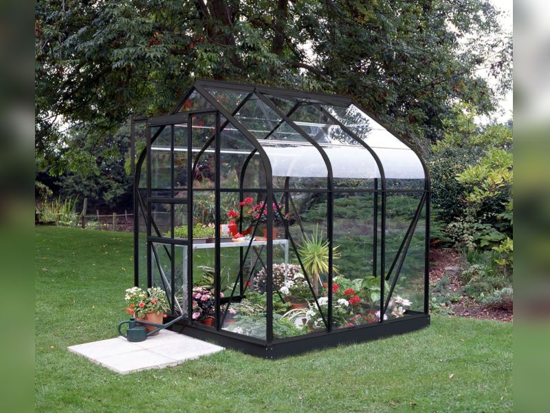 Vitavia Gewächshaus Orion 3800, 3mm ESG, Schwarz