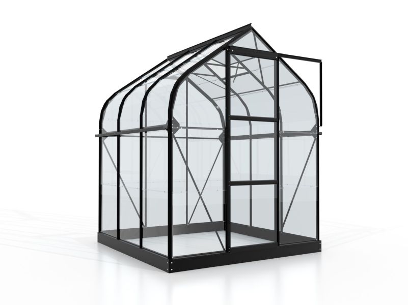 Vitavia Gewächshaus Orion 3800, 3mm ESG, Schwarz