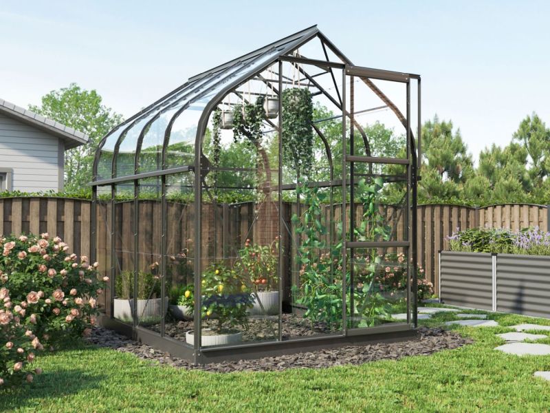 Vitavia Gewächshaus Orion 5000, 3mm ESG, Schwarz