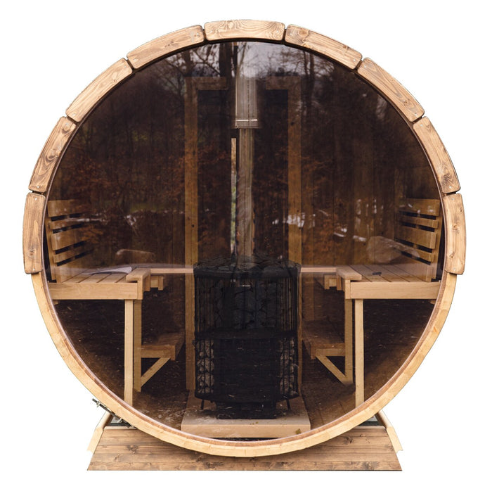 Wolff Finnhaus Einzelfenster feststehend Glaselement Upgrade Vollglasfront für Ø 235