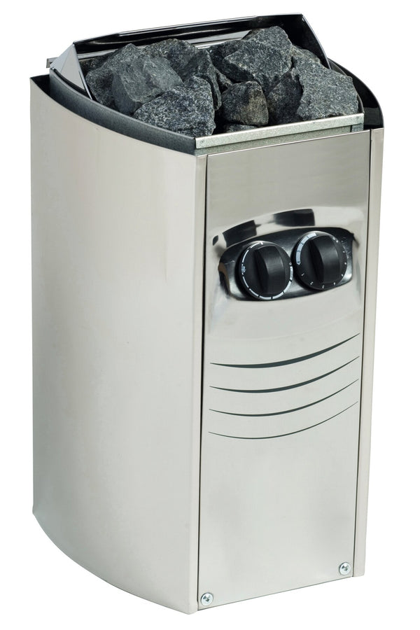 Wolff Finnhaus Saunaofen elektrisch 3,5 kW 2B integrierte Steuerung , inkl. Saunasteine