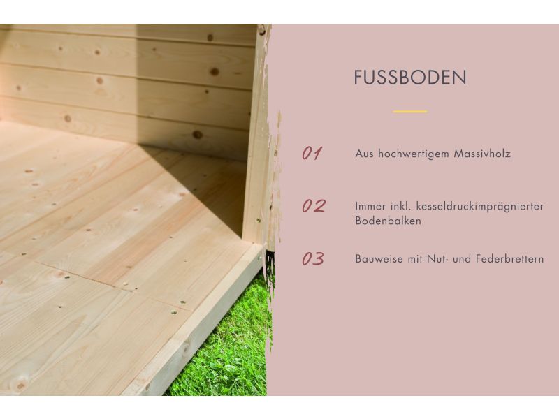Karibu Fasssauna Quadro 1, inkl. 9 kW Bioofen ext. Steuerung - 38 mm