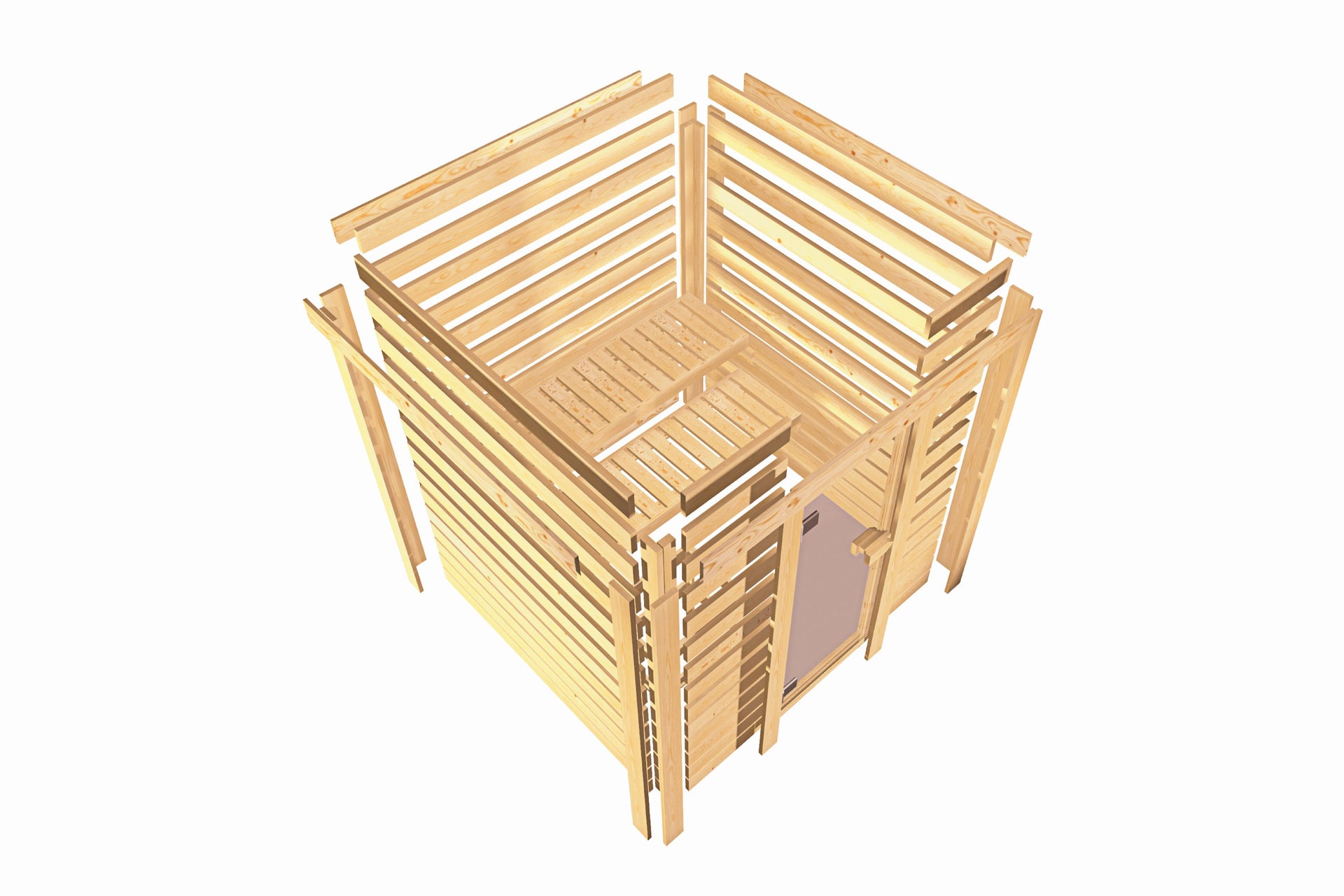 Karibu Sauna Yuma 38 mm