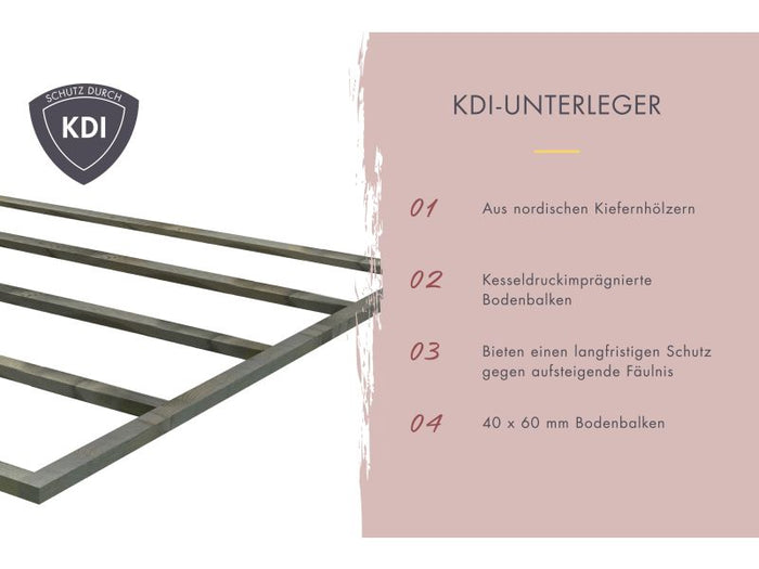 Karibu Hybrid Saunahaus Ares 2, anthrazit/graualuminium -ohne Ofen-