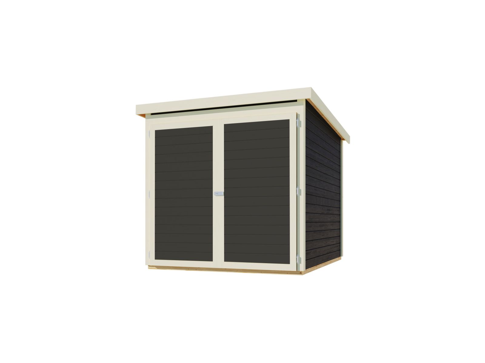 Karibu Fahrradgarage 3, terragrau 19 mm