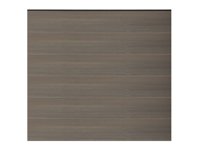 T&J WPC Zaun Elze Anbaufeld (Komplettset) – Grau, Pfosten 240 cm