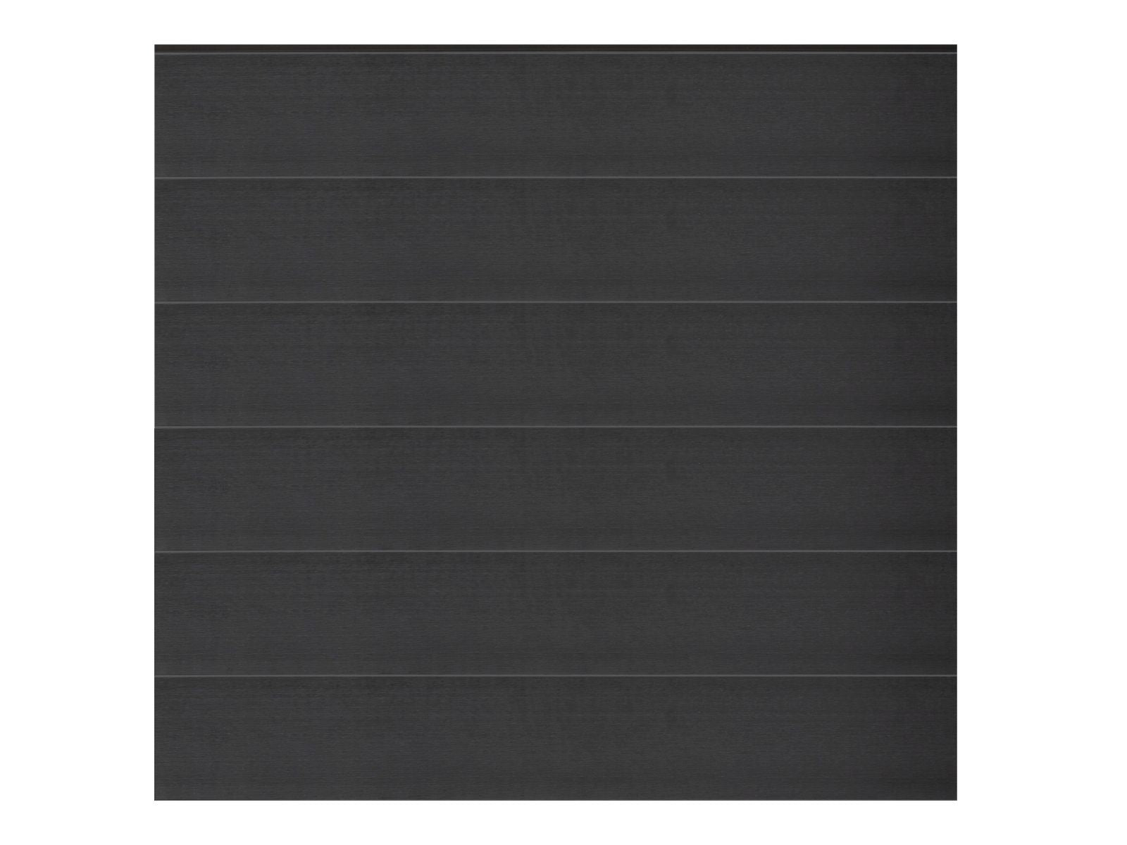 T&J WPC Zaun Elze Anbaufeld (Komplettset) – Anthrazit, Pfosten 240 cm