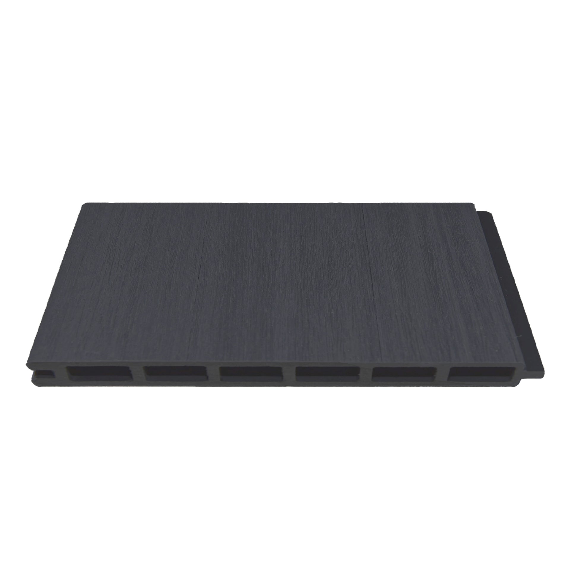 T&J WPC Zaun Elze Anbaufeld (Komplettset) – Anthrazit, Pfosten 240 cm