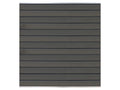 WPC Zaun Wollbach Zaunerweiterung 182 cm inkl. Pfosten – Grau