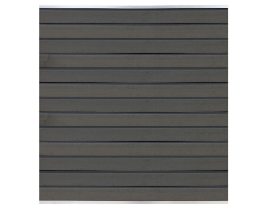 T&J WPC Zaun Set: Wollbach | Grau