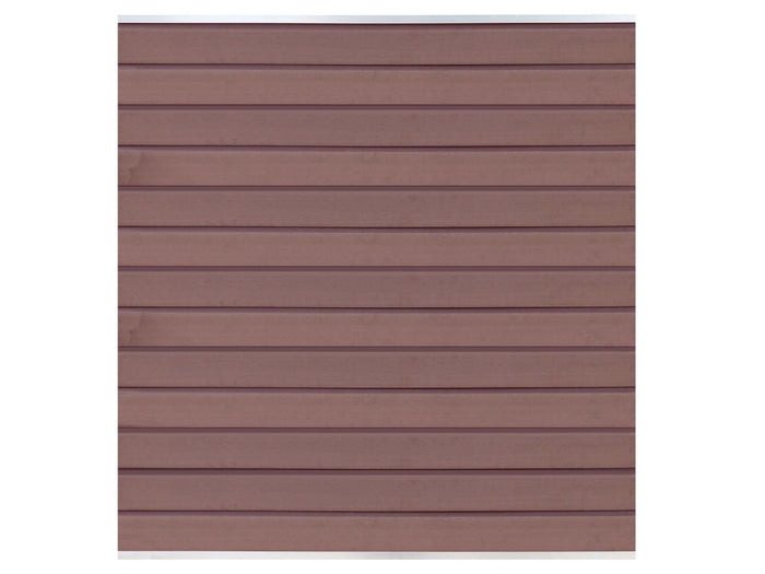 T&J WPC Zaun Wollbach Anbaufeld (Komplettset) – Mokka, Pfosten 270 cm