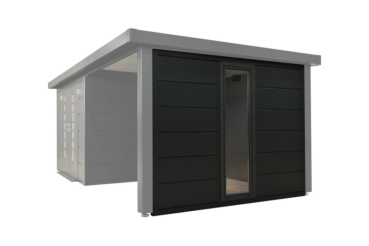 Wolff Finnhaus Seitenwand mit Fenster Doppelglas Terrasse 24