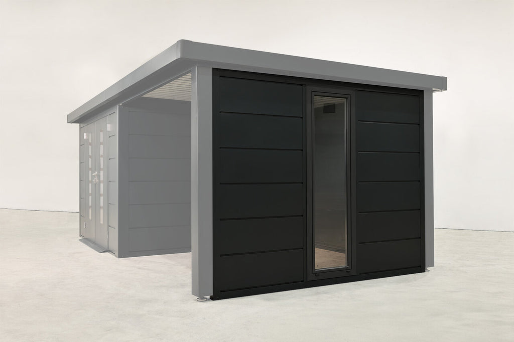 Wolff Finnhaus Seitenwand mit Fenster Doppelglas Terrasse 30