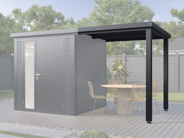 Wolff Finnhaus Metall-Terrasse 2020, Anthrazit