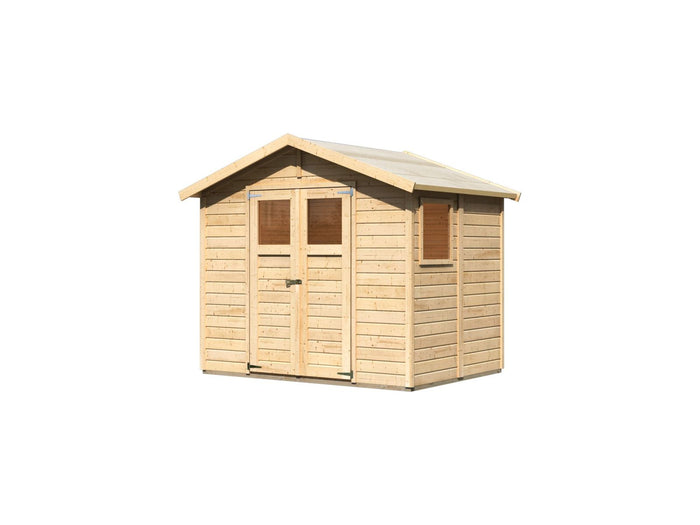 Karibu Gerätehaus Dalin 1 natur 14 mm